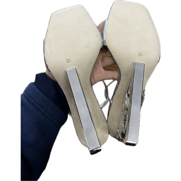 Badgley Mischka Women’s Luna Wedge Slide Sandal - Picture 7 of 7